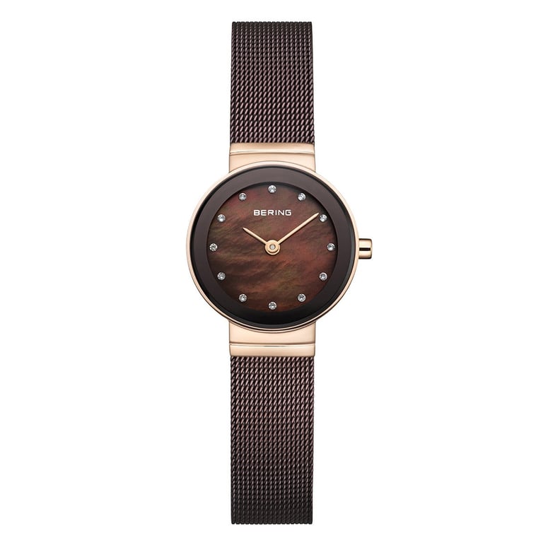 Bering Classic Mother of Pearl & Stainless Steel Women's Watch