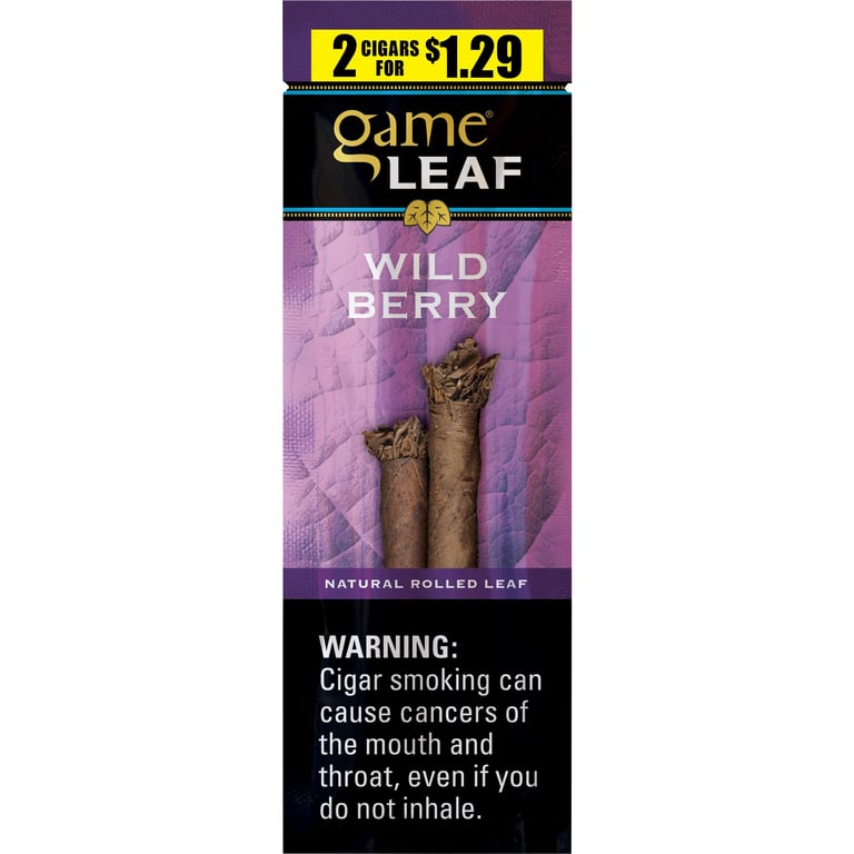 Game Leaf Wild Berry FoilFresh Cigarillos 15ct (2/$1.29 Pre-Priced)