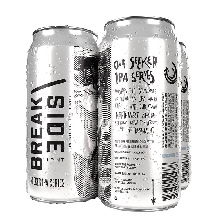 Breakside Brewery Seasonal IPA Portland, OR 4-Pack 16 oz Cans