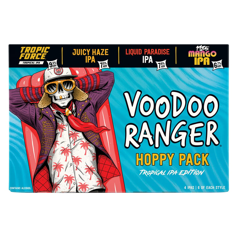 New Belgium Brewing Voodoo Ranger Hoppy Pack Variety Colorado 24/12oz Cans