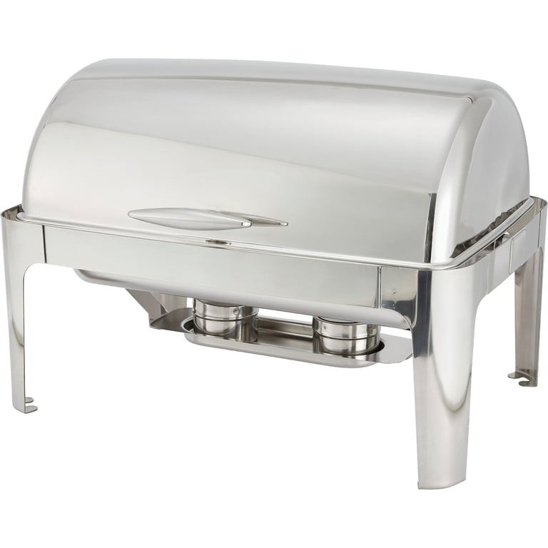 Winco Madison Roll Top Chafer 8 Quart Full-Size