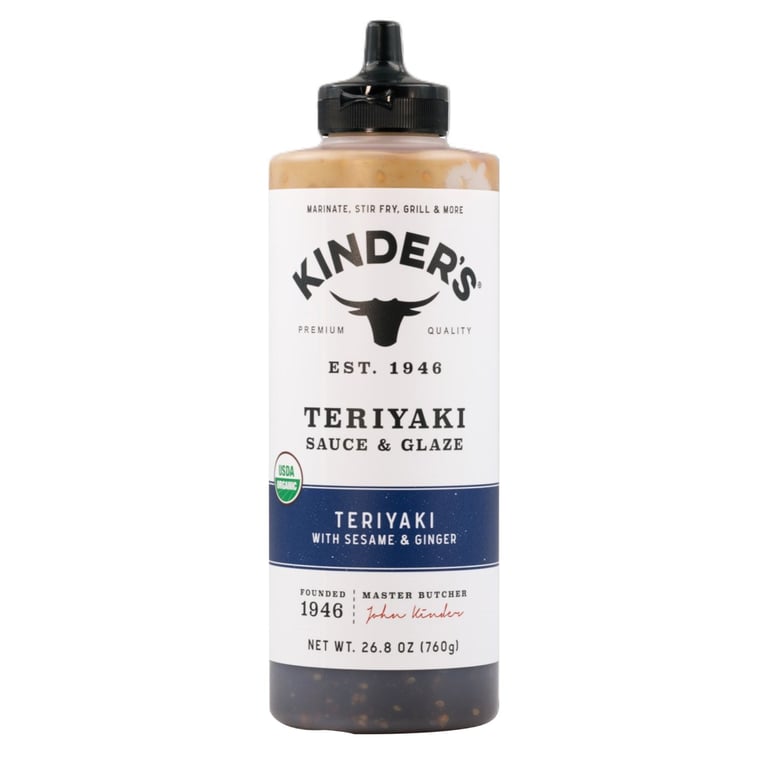 Kinder's Organic Teriyaki Sauce & Glaze 26.8 Ounces