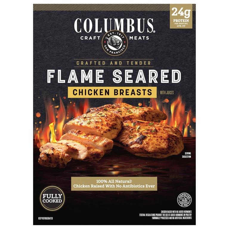 Columbus Flame Seared Chicken Breast (per lb)
