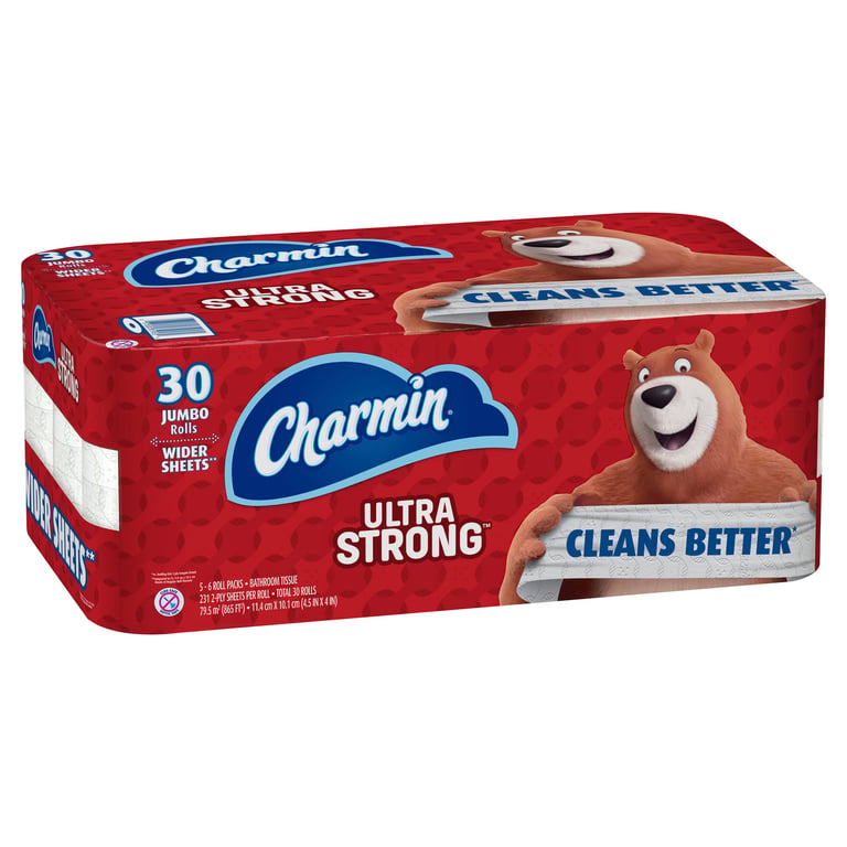 Charmin Ultra Strong 30 Rolls x 231 Sheets