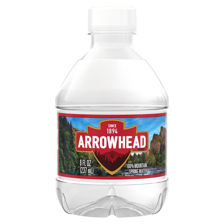 Arrowhead Mountain Spring Water, 8 fl oz, 48-Count
