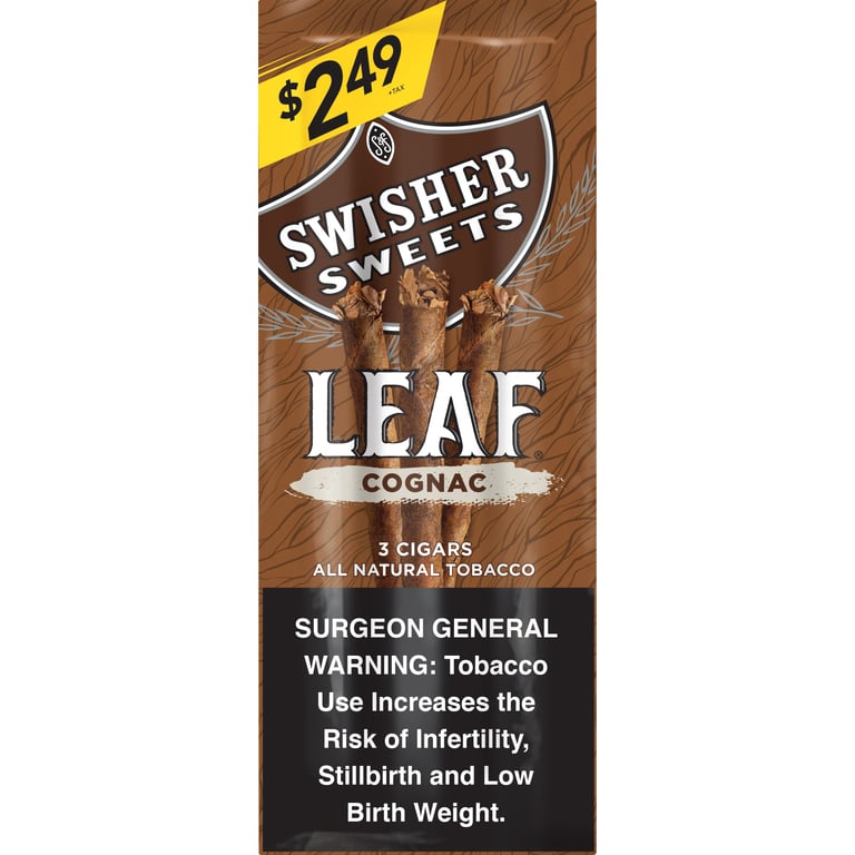 Swisher Sweets Leaf Cognac Cigarillos 10/3ct Pouch