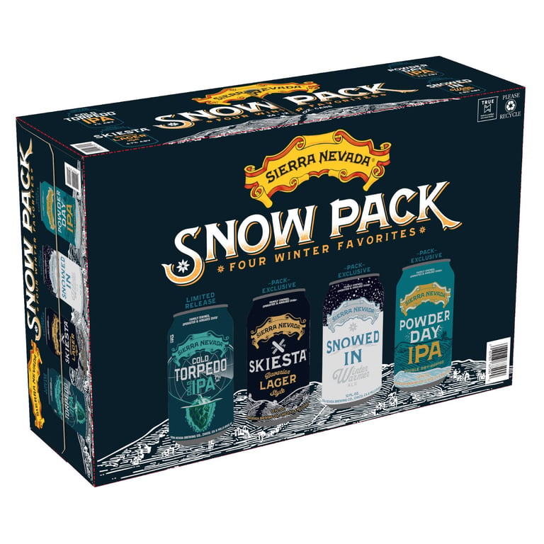 Sierra Nevada Snow Pack Variety 24/12 Ounce Cans