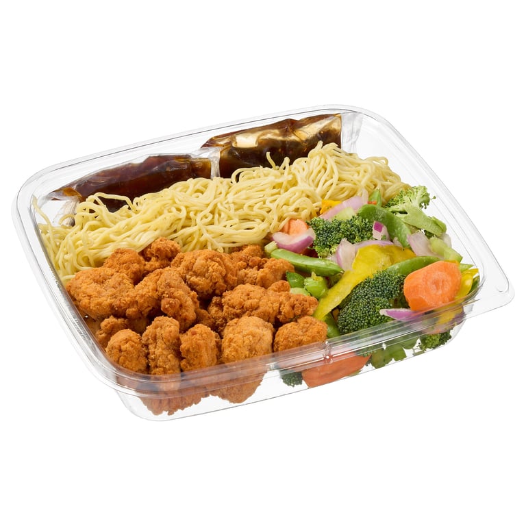 Honey Sesame Chicken with Noodles & Sauce