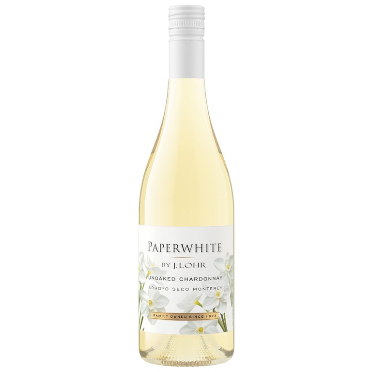 Paperwhite by J. Lohr Unoaked Chardonnay, Arroyo Seco, CA 750ml