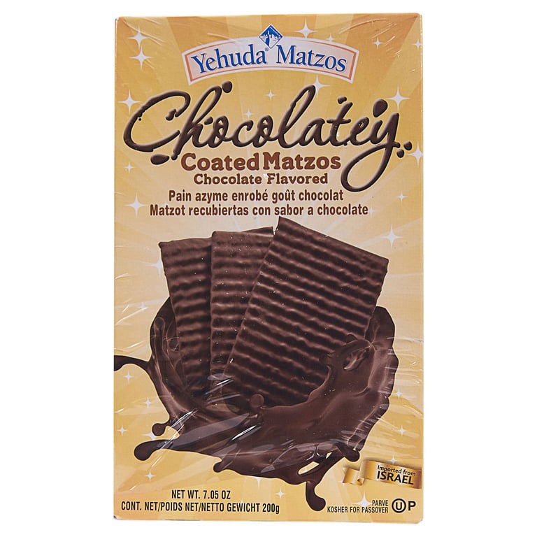 Yehuda Chocolate Covered Matzo, 2-Pack (7 oz Each)