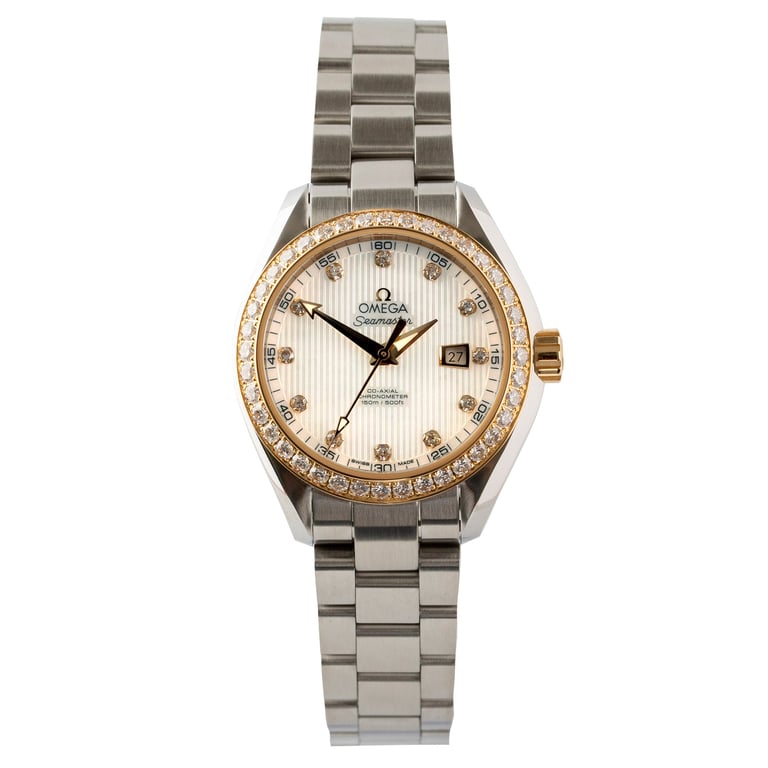 Omega Seamaster Aqua Terra Mother-of-Pearl Dial Automatic Ladies Watch