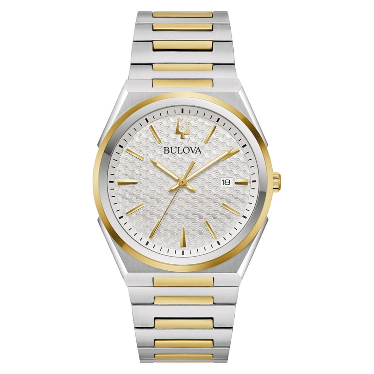 Bulova Classic Two-Tone Stainless Steel Quartz Men's Watch