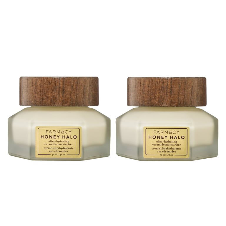 Farmacy Honey Halo Ultra-Hydrating Ceramide Moisturizer, 1.7 fl oz, 2-Pack