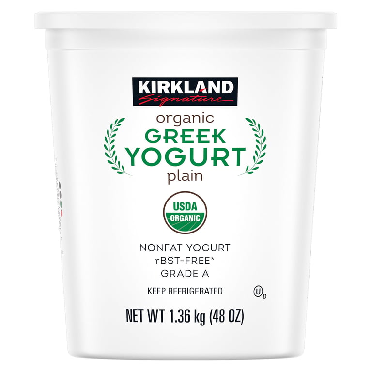 Kirkland Signature Organic Greek Yogurt 48 oz (3 lbs)