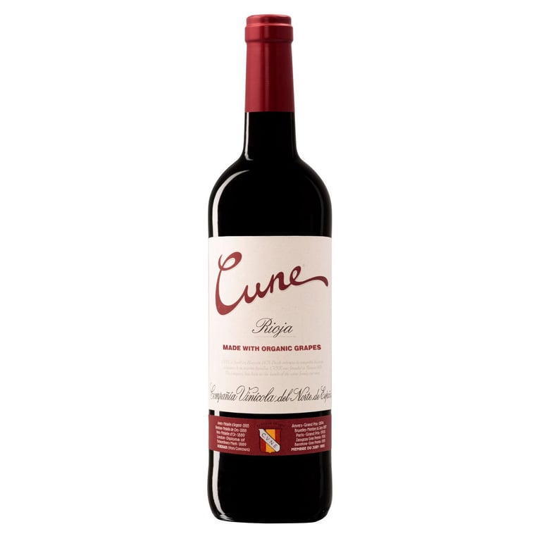 Cune Rioja Organic Tempranillo Spain 750ml