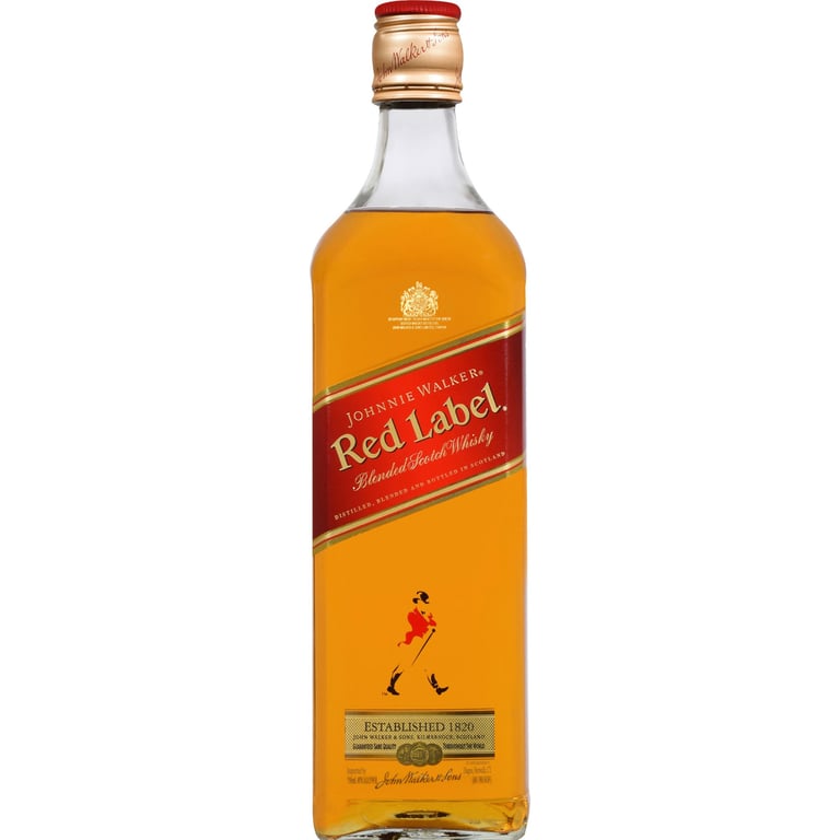 Johnnie Walker Red Label Blended Scotch Whisky Scotland 750ML