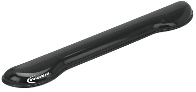 Innovera Softskin Gel Keyboard Wrist Rest, Black (IVR51451)