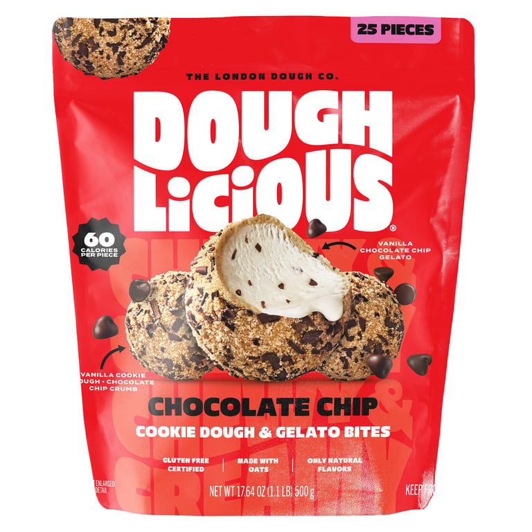 Doughlicious Chocolate Chip Gelato Bites 17.6 oz