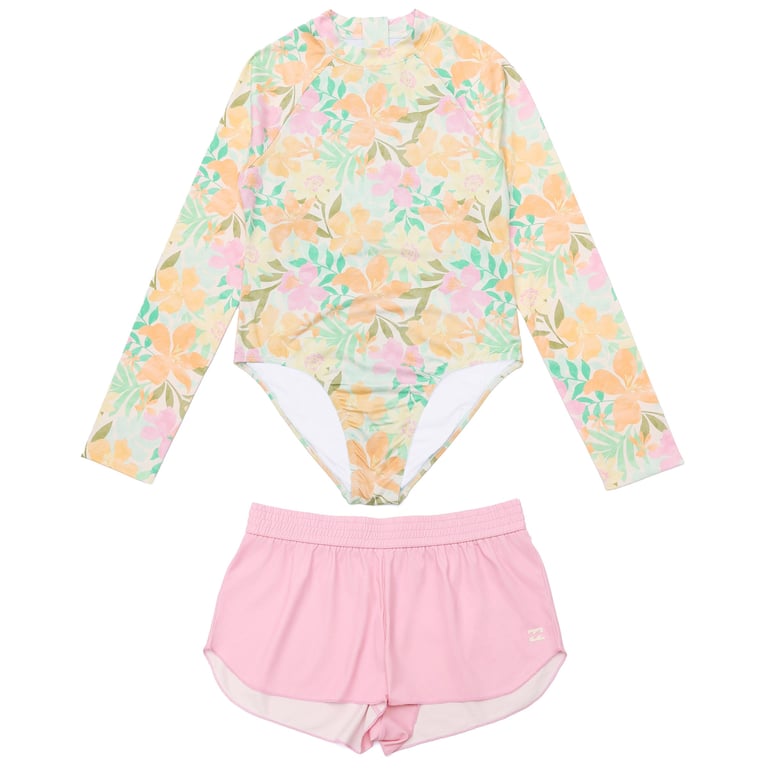 RVCA & Billabong Youth 2-Piece Swim Set