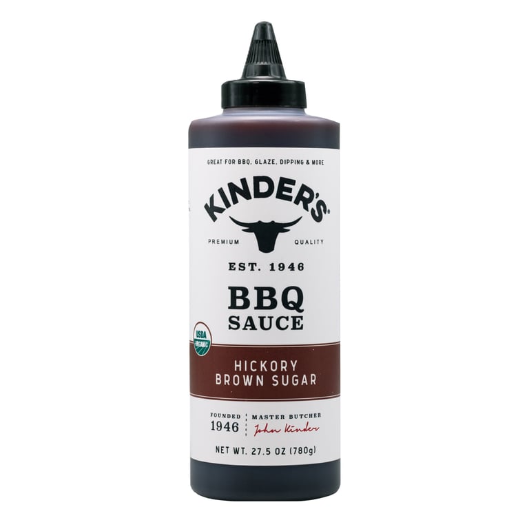 Organic Kinder's Hickory BBQ Sauce, 27 Ounces