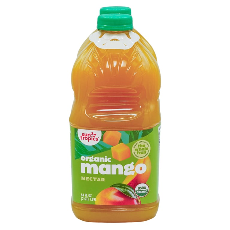 Organic Sun Tropics Mango Nectar, 2-Pack, 64 Ounces Each