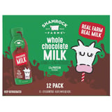 Shamrock Farms Whole Chocolate Milk, 12 fl oz, 12-Pack (#2034702