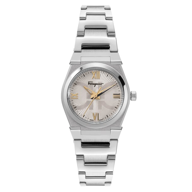 Ferragamo Vega 28mm Guilloché Dial Quartz Women's Watch