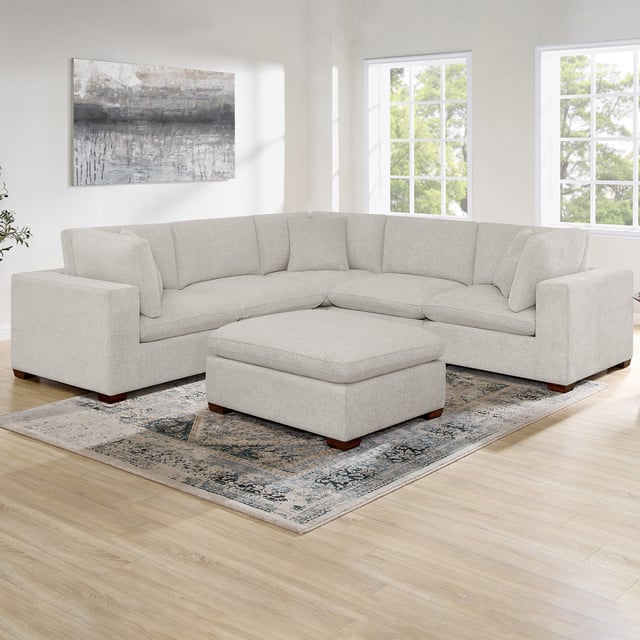 Thomasville Lowell 6-Piece Modular Fabric Sectional