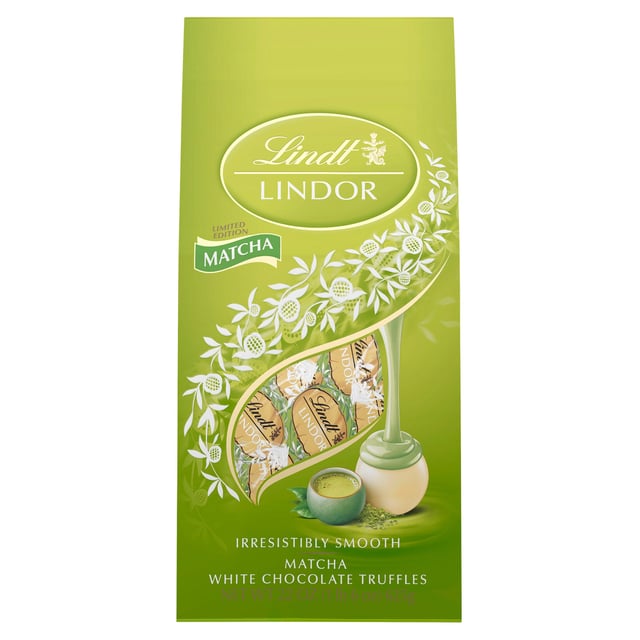 Lindt Lindor Matcha Truffles 22 Ounce Bag