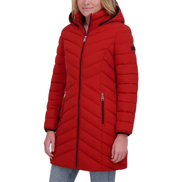 DKNY Women's Stretch Walker Coat