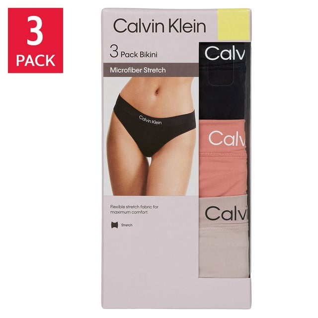 Calvin Klein Women's Bikini 3-Pack