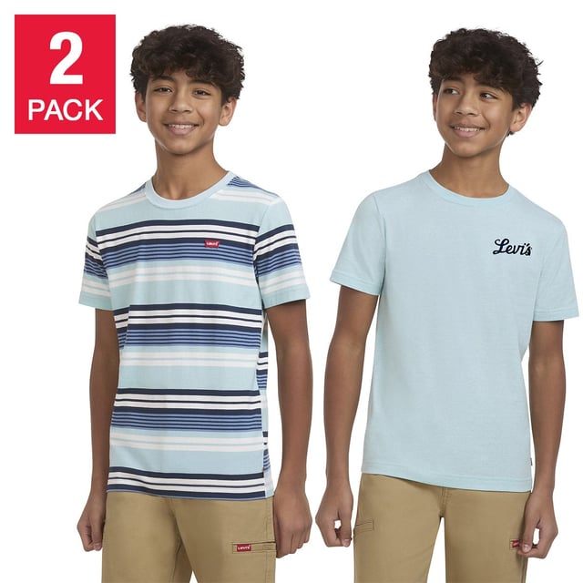 Levi's Youth 2-Pack Yarn Dyed Tee