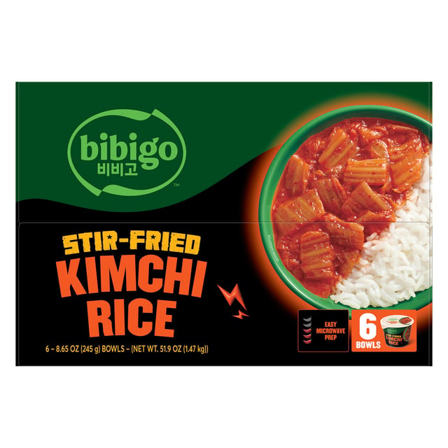 Bibigo Stir Fried Kimchi Rice 6 Bowls 8.65 oz
