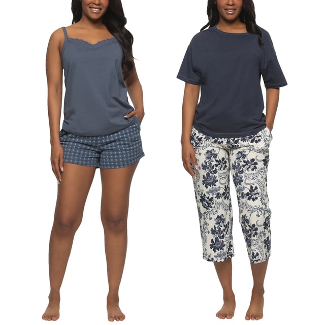 Felina Women's 4-Piece PJ Set