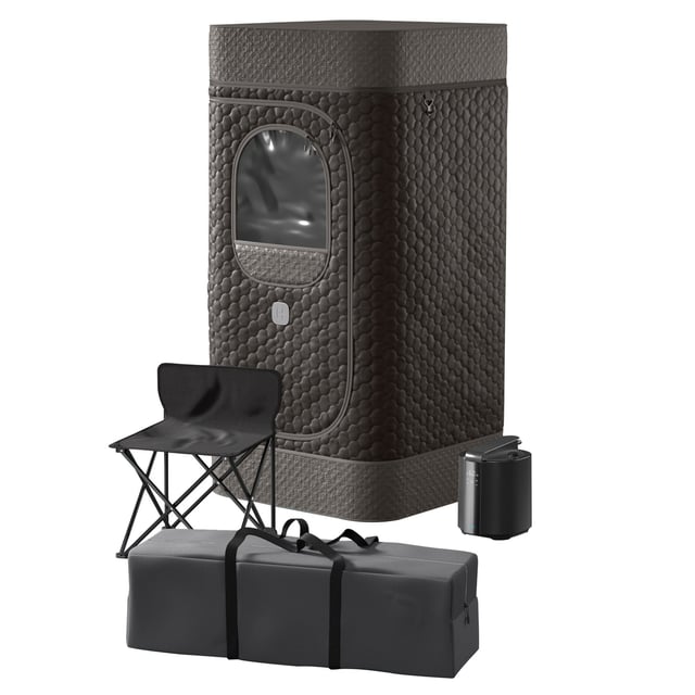 HoMedics Premium Portable Steam Sauna - Black