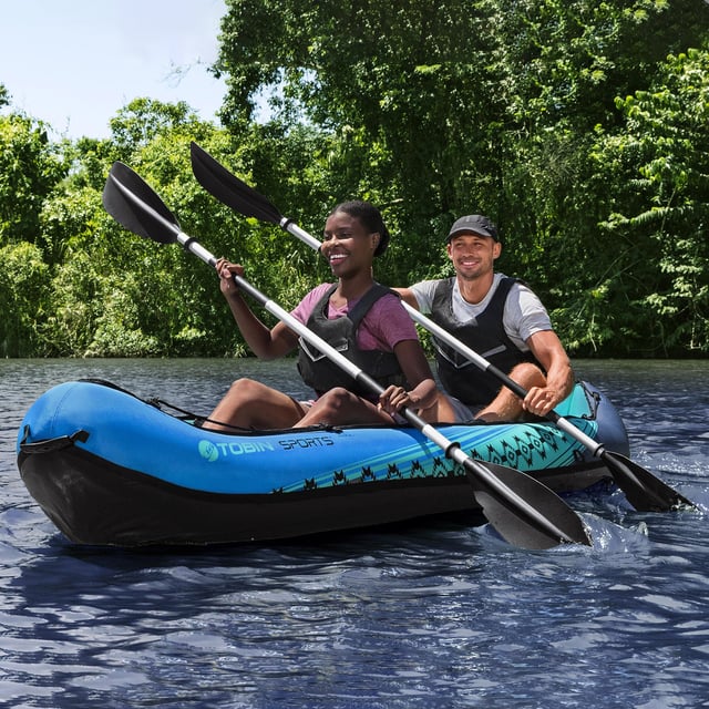Tobin Sports Wavebreak Inflatable 2-Person Kayak