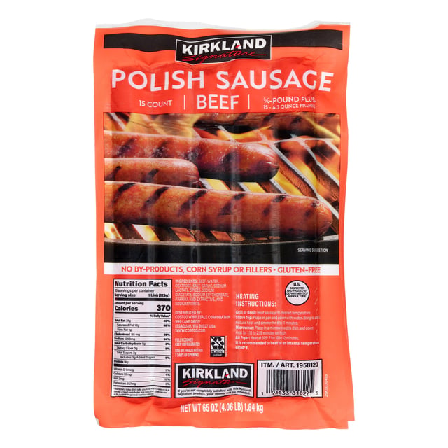 Kirkland Signature Polish Sausage, 4.06 lb