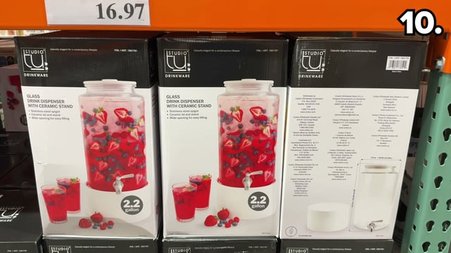 Denmark Drink Dispenser with Ceramic Stand
