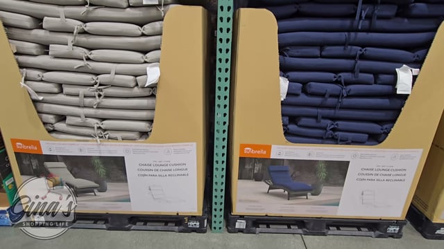 Peak Season Chaise Lounge Cushion with Head Rest Outdoor Use