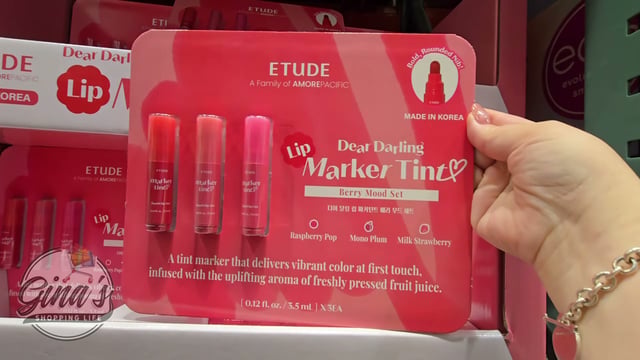 Etude Dear Darling Lip Marker Tint, Berry Mood Set (3 Pack)
