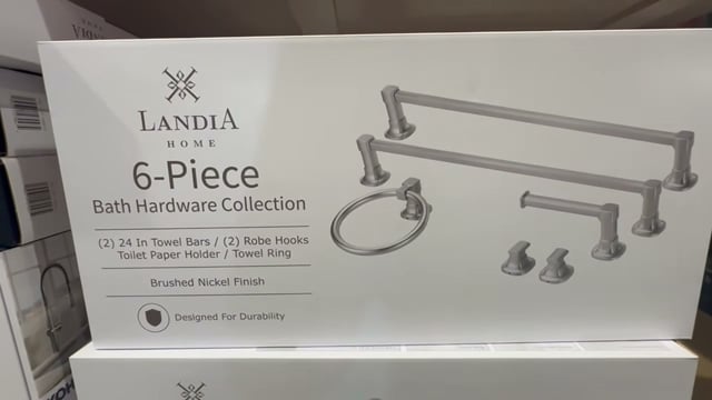 Landia 6-Piece Bath Hardware Set