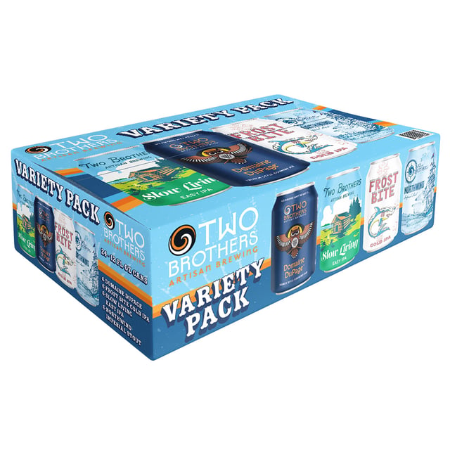 Two Brothers Brewing Winter Variety Pack, 24/12 Ounce Cans