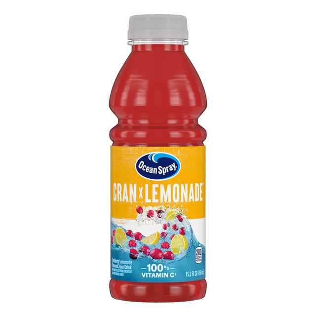 Ocean Spray Cranberry Lemonade, 12-Pack, 15.2 fl oz Bottles