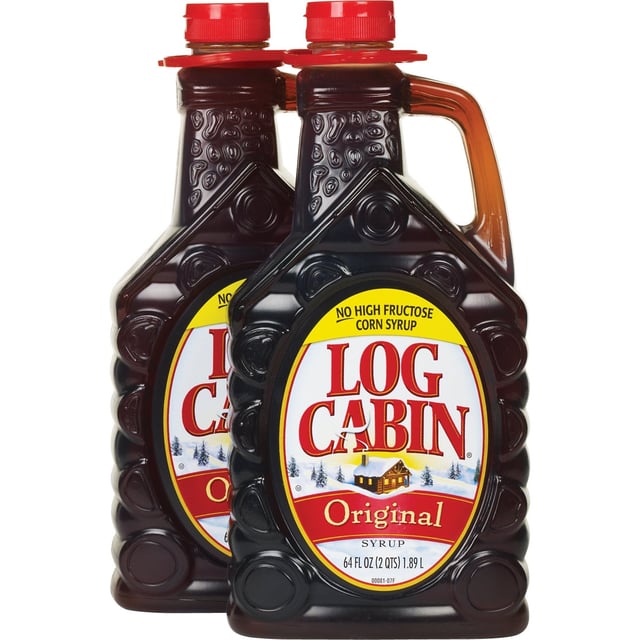 Log Cabin Original Syrup, 2/64 oz