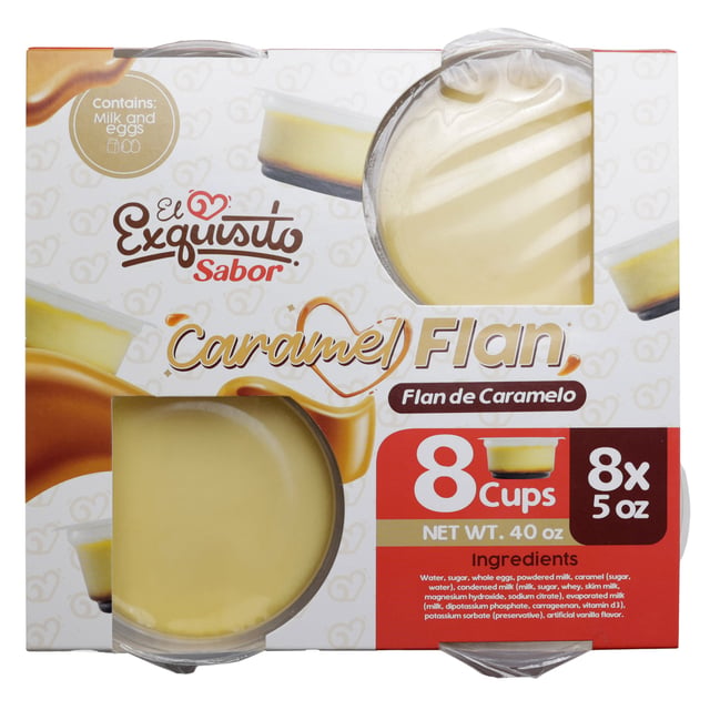El Exquisito Sabor Caramel Flan 8/5 oz