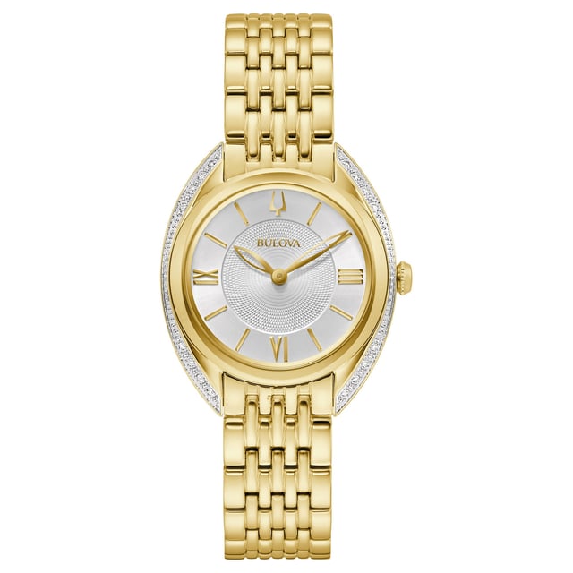 Bulova Classic Diamond Stainless Steel Women's Quartz Watch