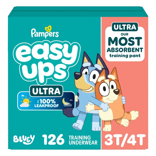 Pampers Easy Ups Ultra Training Pants, 3T-4T, 126 Count
