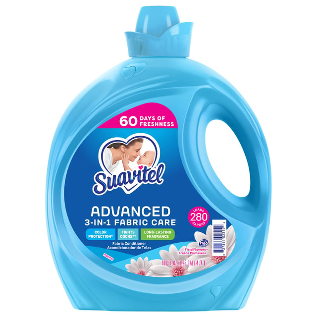 Suavitel Advanced Field Flowers 160 fl oz 280 Loads 5 Qts