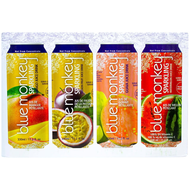 Blue Monkey Sparkling Tropical Juice 16/11.2 oz