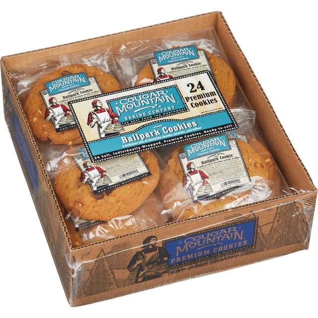 Cougar Mountain Ballpark Cookie, 24 ct